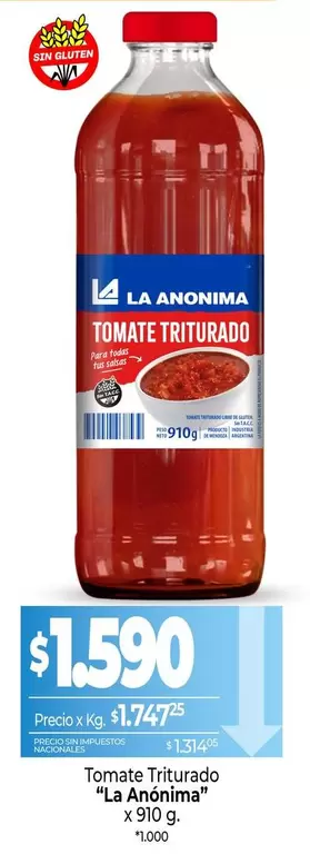 La Anónima - Tomate Triturado