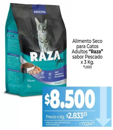 Raza - Alimento Seco para Gatos Adultos ""