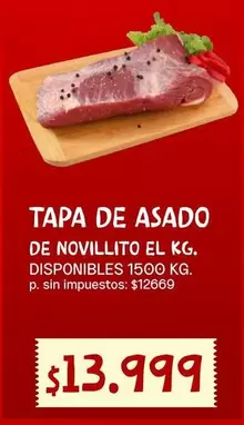 TAPA DE ASADO DE NOVILLITO