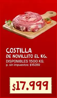 COSTILLA DE NOVILLITO
