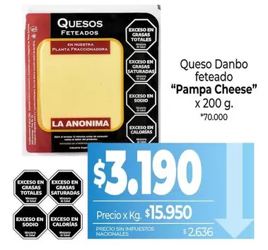 X$ - Queso Danbo feteado