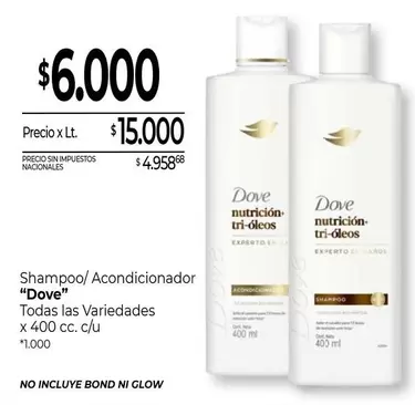 Dove - Shampoo/Acondicionador