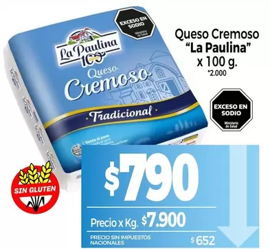 La paulina - Queso Cremoso