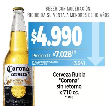 Corona - Cerveza Rubia