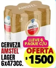 Amstel - CERVEZA LAGER 6X473CC