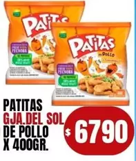 Patitas - PATITAS GJA.DEL SOL DE POLLO