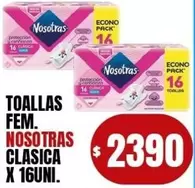 Nosotras - TOALLAS FEM. CLASICA