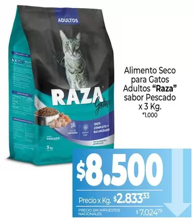 Raza - Alimento Seco para Gatos Adultos ""