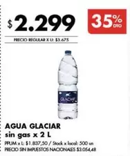 Glaciar - Agua sin gas