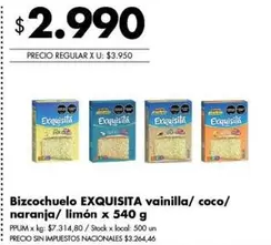 Exquisita - Bizcochuelo