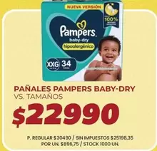 Pampers - Pañales Baby-Dry