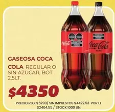Coca cola - GASEOSA COCA COLA