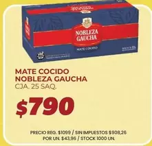 Nobleza Gaucha - MATE COCIDO