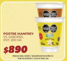 Manfrey - POSTRE