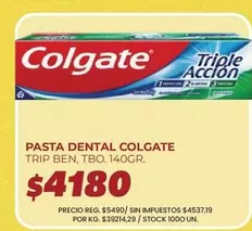 Colgate - PASTA DENTAL TRIPLE ACCION