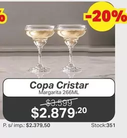 Copa Cristal Margarita