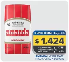 Amanda - Yerba Mate Tradicional