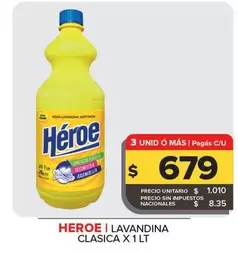 Heroe - Lavandina Clásica
