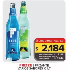 Frizzé - Frizante Varios Sabores