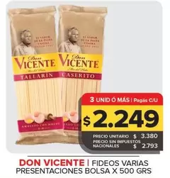 Don Vicente - Fideos