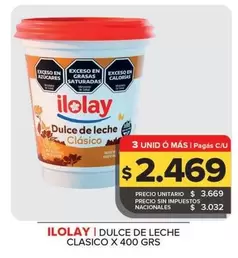 Ilolay - Dulce De Leche Clásico