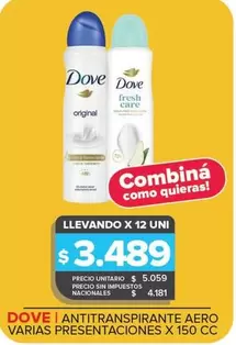 Dove - Antitranspirante Aero