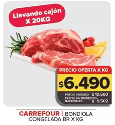 Carrefour - Bondiola Congelada