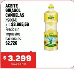 cañuelas - ACEITE GIRASOL