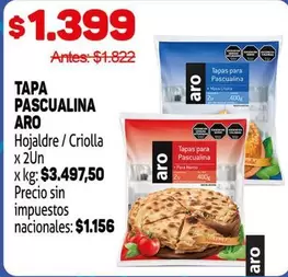 Aro - Tapa Pascualina
