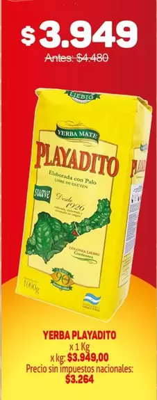 Playadito - YERBA PLAYADITO
