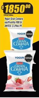 Gran Compra - Yogur vai/Frutilla 900 Gr