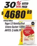 Yogur LS Vainilla/frut Entero Sachet