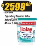 Ilolay - Yogur Cremoso Sabor Natural