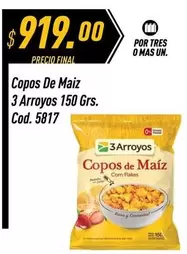 3 Arroyos - Copos De Maiz, Cod. 5817