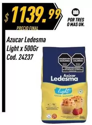 Ledesma - Azucar Light x 500Gr Cod. 24237