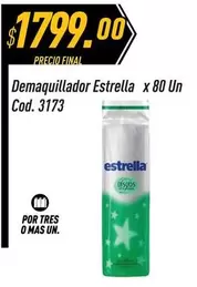 Estrella - Demaquillador Cod. 3173