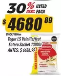 Yogur LS Vainilla/frut Entero Sachet