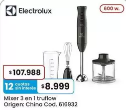 Electrolux - Mixer 3 en 1 tru flow Cod. 616932