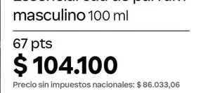 masculino 100 ml