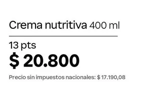 Crema nutritiva