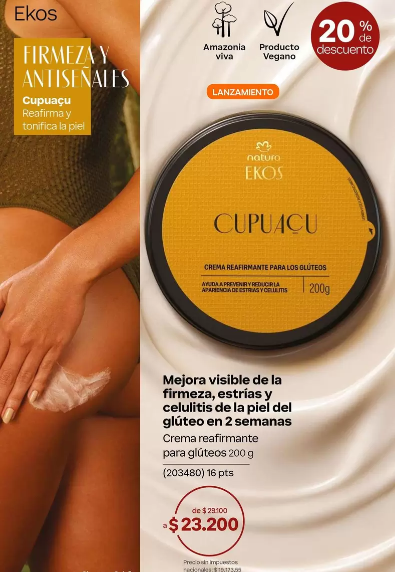 Amazonia - Creme Reafirmante para Glúteos