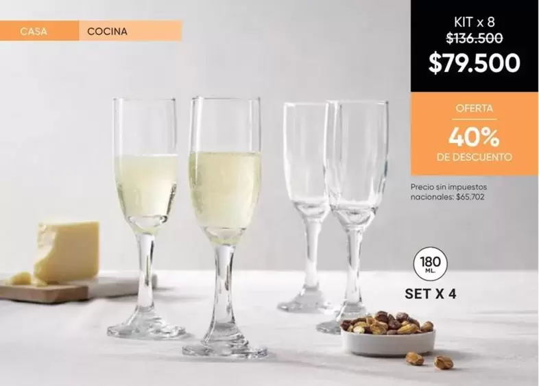 X$ - Champagne Glasses