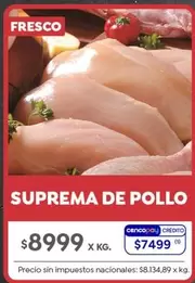 X$ - Suprema de Pollo