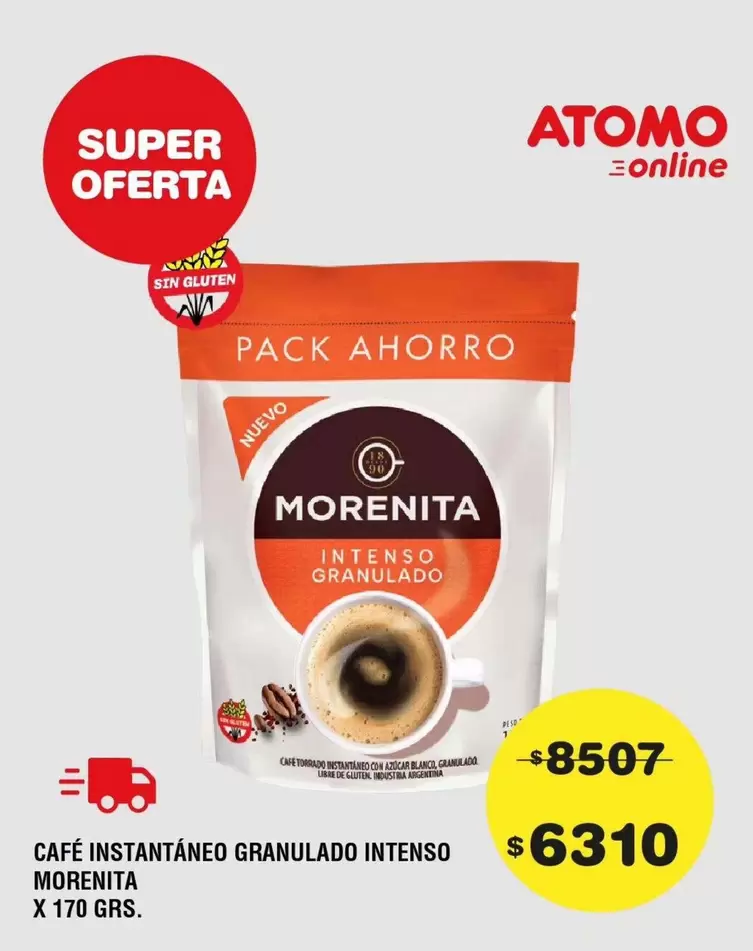 Morenita - CAFÉ INSTANTÁNEO GRANULADO INTENSO