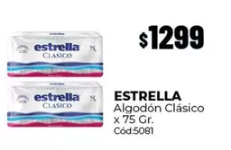 Estrella - Algodón Clásico x 75 Gr. Cód:5081