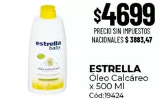 Estrella - Óleo Calcáreo x 500 MI Cód:19424