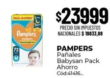 Pampers - Pañales Babysan Pack Ahorro