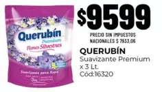 Querubin - Suavizante Premium x 3 Lt. Cód:16320