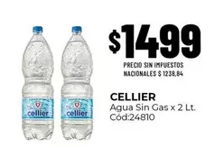 Cellier - Agua Sin Gas x 2 Lt. Cód:24810
