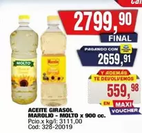 Molto - ACEITE GIRASOL